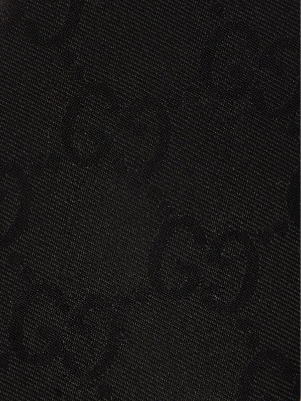 7cm Logo-Jacquard Cotton and Silk-Blend Twill Tie - CU