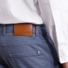 Straight-Leg Garment-Dyed Stretch Jeans - CU
