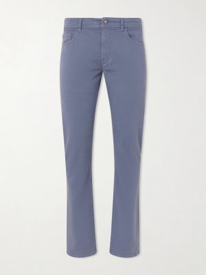 Straight-Leg Garment-Dyed Stretch Jeans Straight-Leg Garment-Dyed Stretch Jeans
