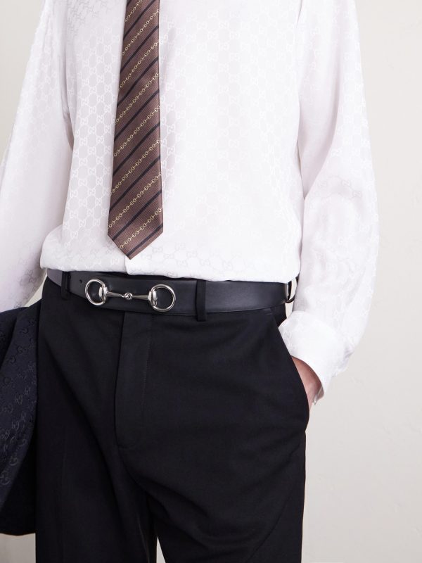 Horsebit 1955 4cm Leather Belt - FR