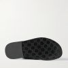 Riviera Logo-Embellished Leather and Elastic Flip Flops - E1