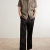 Camp-Collar Linen Shirt - OU Camp-Collar Linen Shirt - OU