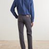 Straight-Leg Garment-Dyed Jeans - BK Straight-Leg Garment-Dyed Jeans - BK