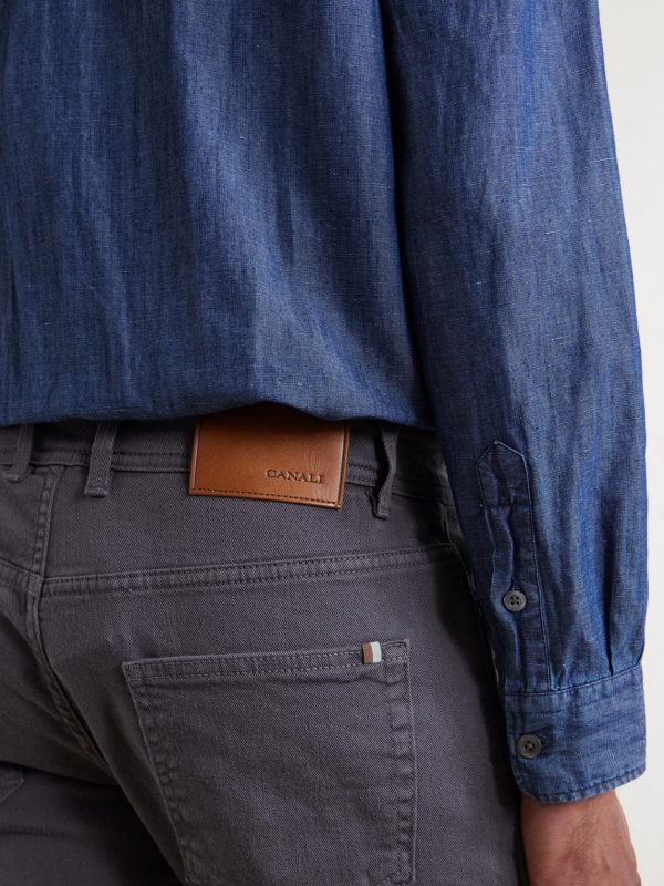 Straight-Leg Garment-Dyed Jeans - CU Straight-Leg Garment-Dyed Jeans - CU