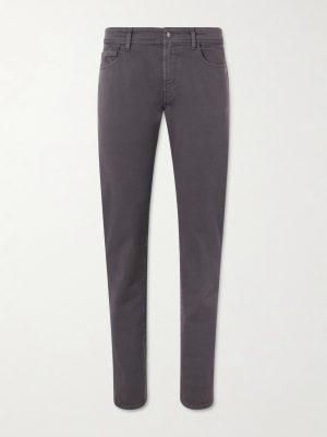 Straight-Leg Garment-Dyed Jeans Straight-Leg Garment-Dyed Jeans