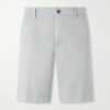 Straight-Leg Stretch Cotton-Blend Gabardine Shorts Straight-Leg Stretch Cotton-Blend Gabardine Shorts