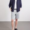 Straight-Leg Stretch Cotton-Blend Gabardine Shorts - OU Straight-Leg Stretch Cotton-Blend Gabardine Shorts - OU