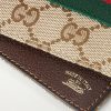 Webbing-Trimmed Monogrammed Canvas Bi-Fold Wallet - CU