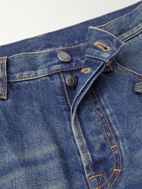Flared Horsebit-Embellished Jeans - CU Flared Horsebit-Embellished Jeans - CU