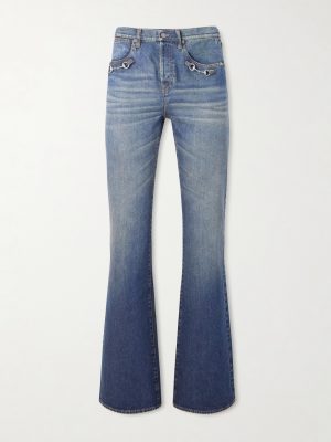 Flared Horsebit-Embellished Jeans Flared Horsebit-Embellished Jeans