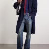 Flared Horsebit-Embellished Jeans - OU Flared Horsebit-Embellished Jeans - OU