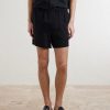 Straight-Leg Logo-Jacquard Silk Shorts - FR Straight-Leg Logo-Jacquard Silk Shorts - FR