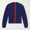 Slim-Fit Cropped Striped Wool Sweater Slim-Fit Cropped Striped Wool Sweater