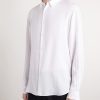 Logo-Jacquard Silk Shirt - CU Logo-Jacquard Silk Shirt - CU
