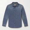 Logo-Jacquard Denim Shirt Logo-Jacquard Denim Shirt