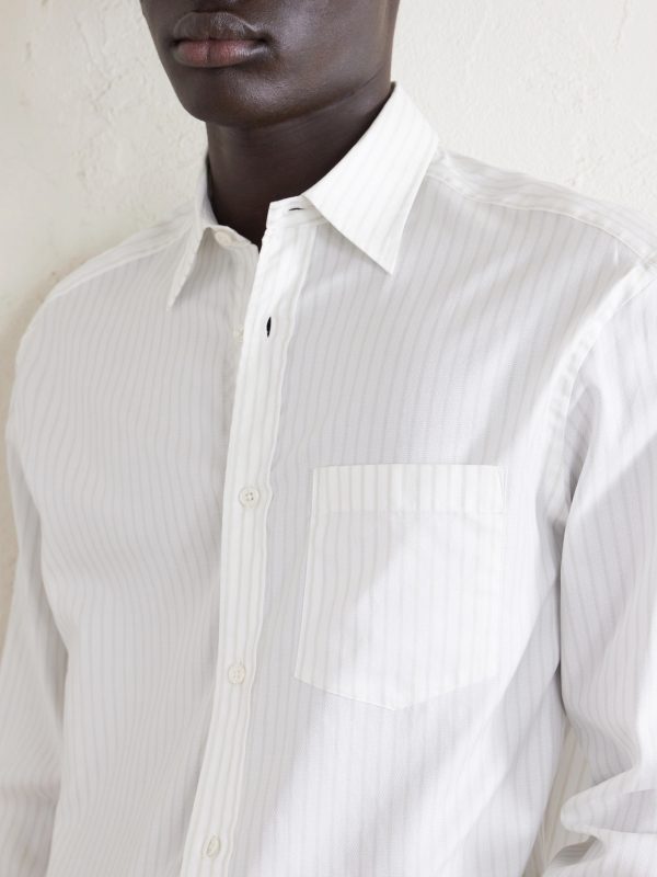 Striped Cotton Shirt - CU Striped Cotton Shirt - CU