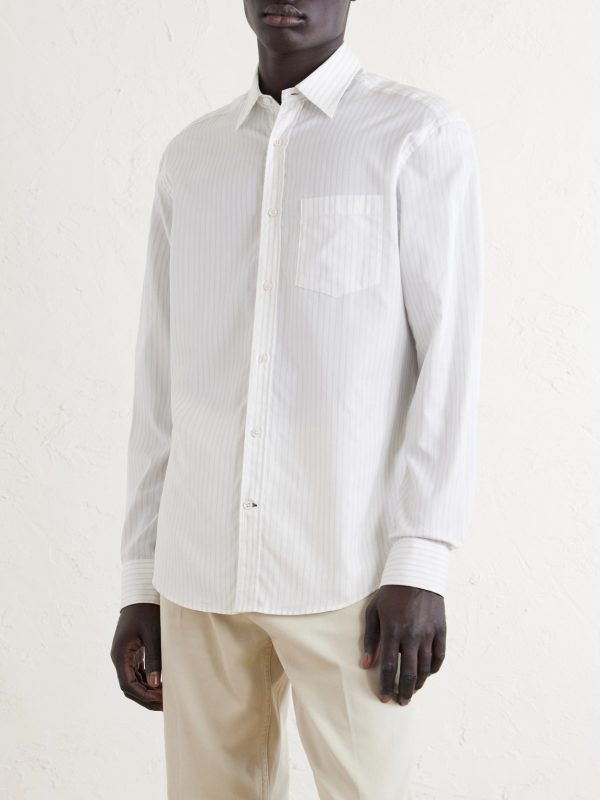 Striped Cotton Shirt - FR Striped Cotton Shirt - FR