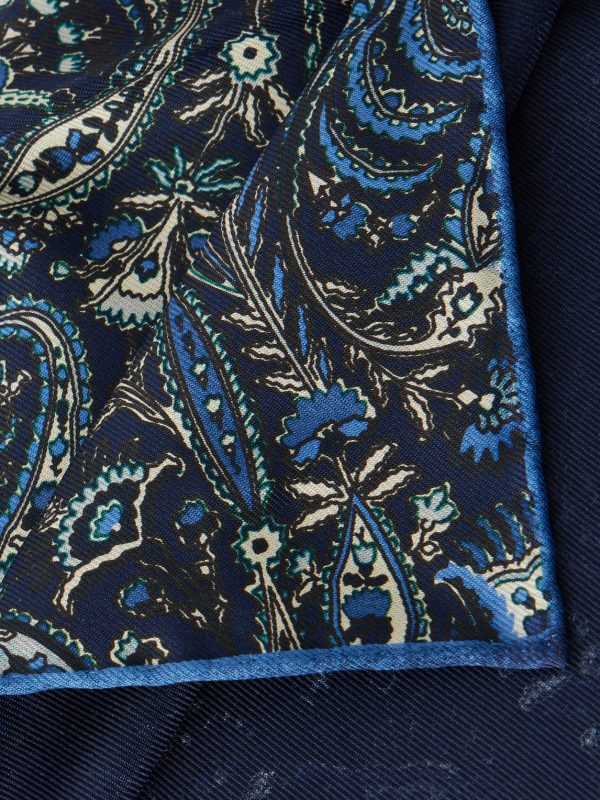 Printed Silk-Satin Pocket Square - CU Printed Silk-Satin Pocket Square - CU