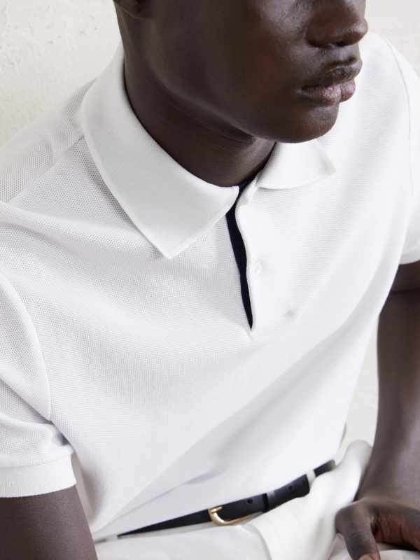 Cotton-Piqué Polo Shirt - CU
