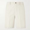 Straight-Leg Cotton-Gabardine Shorts Straight-Leg Cotton-Gabardine Shorts