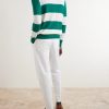 Striped Cashmere and Silk-Blend Polo Shirt - BK
