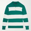 Striped Cashmere and Silk-Blend Polo Shirt