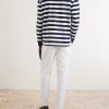 Striped Cotton and Cashmere Polo Shirt - BK