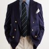 9.5cm Striped Silk Tie - OU 9.5cm Striped Silk Tie - OU