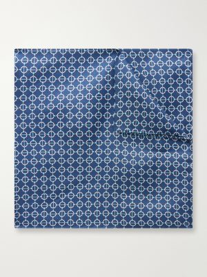 Printed Silk-Twill Pocket Square Printed Silk-Twill Pocket Square