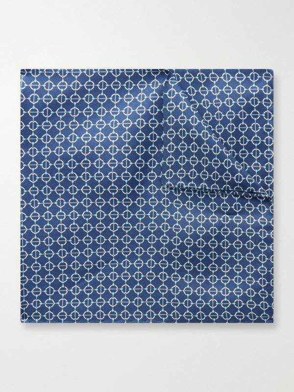 Printed Silk-Twill Pocket Square Printed Silk-Twill Pocket Square