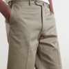 Straight-Leg Cotton-Blend Twill Shorts - CU Straight-Leg Cotton-Blend Twill Shorts - CU
