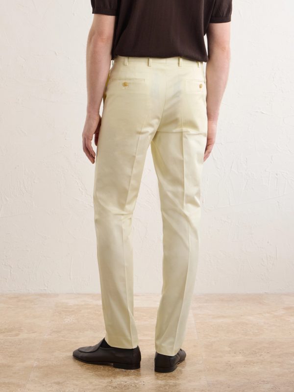 Tapered Cotton-Twill Suit Trousers - BK Tapered Cotton-Twill Suit Trousers - BK