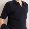 Knitted Cotton Polo Shirt - CU Knitted Cotton Polo Shirt - CU