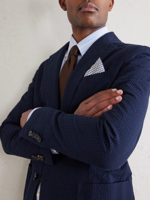Printed Silk-Twill Pocket Square - OU