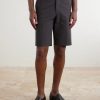 Straight-Leg Cotton-Seersucker Shorts - FR Straight-Leg Cotton-Seersucker Shorts - FR