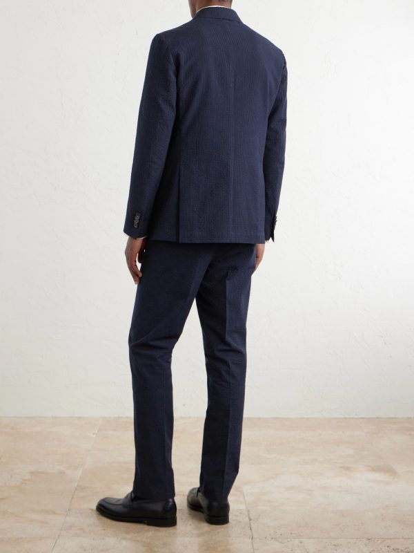 Cotton-Seersucker Suit Jacket - BK Cotton-Seersucker Suit Jacket - BK
