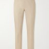 Tapered Cotton-Twill Suit Trousers
