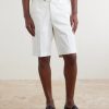 Straight-Leg Cotton-Blend Twill Shorts - FR Straight-Leg Cotton-Blend Twill Shorts - FR