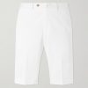 Straight-Leg Cotton-Blend Twill Shorts Straight-Leg Cotton-Blend Twill Shorts
