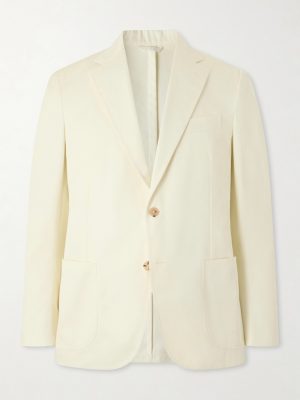 Cotton-Twill Suit Jacket