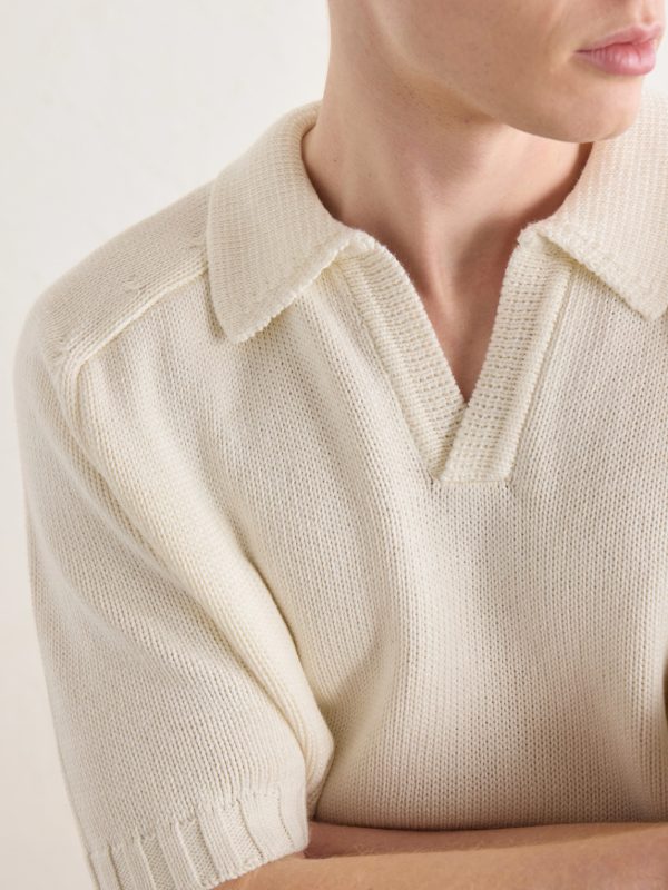 Knitted Cotton Polo Shirt - CU Knitted Cotton Polo Shirt - CU