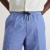 Straight-Leg Striped Cotton-Seersucker Drawstring Shorts - CU Straight-Leg Striped Cotton-Seersucker Drawstring Shorts - CU