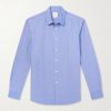 Striped Cotton-Seersucker Shirt