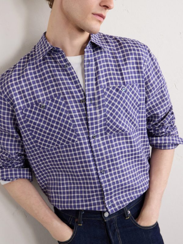 Checked Linen Shirt - CU Checked Linen Shirt - CU