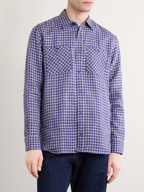 Checked Linen Shirt - FR Checked Linen Shirt - FR