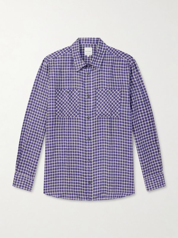 Checked Linen Shirt Checked Linen Shirt