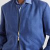 Linen Bomber Jacket - CU Linen Bomber Jacket - CU