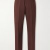 Straight-Leg Cotton and Linen-Blend Twill Trousers Straight-Leg Cotton and Linen-Blend Twill Trousers