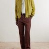 Straight-Leg Cotton and Linen-Blend Twill Trousers - OU Straight-Leg Cotton and Linen-Blend Twill Trousers - OU