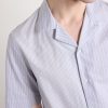 Camp-Collar Striped Cotton-Poplin Shirt - CU Camp-Collar Striped Cotton-Poplin Shirt - CU
